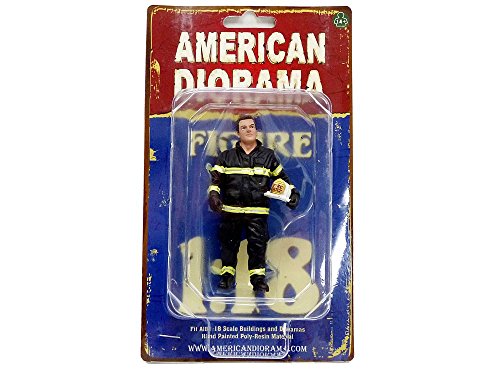 American Diorama 77459 Figur Feuerwehrmann – 1 – Maßstab 1/18 von American Diorama