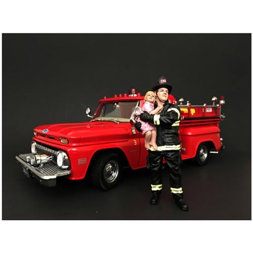 American Diorama 77460 Feuerwehrmann – 2 – Maßstab 1:18 von American Diorama