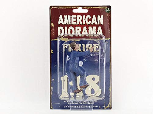 American Diorama - Miniaturauto Sammlerstück, 38178, Blau von American Diorama