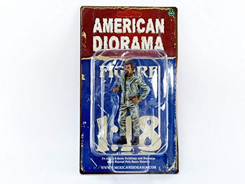 American Diorama Miniaturauto aus der Kollektion, 76259, Grey/Green von American Diorama