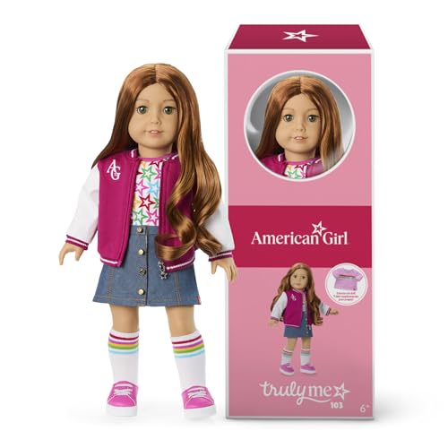 American Girl, Truly Me 45,7 cm Puppe #103 mit grünen Augen, gewelltes rotes Haar, helle bis mittlere Haut, ab 6 Jahren American Girl, Truly Me 45,7 cm Puppe #103 mit grünen Augen, gewelltes rotes Haar, helle bis mittlere Haut, ab 6 Jahren von American Girl