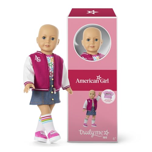 American Girl, Truly Me 45,7 cm Puppe #105 mit hellblauen Augen, ohne Haare, helle bis mittlere Haut, ab 6 Jahren American Girl, Truly Me 45,7 cm Puppe #105 mit hellblauen Augen, ohne Haare, helle bis mittlere Haut, ab 6 Jahren von American Girl