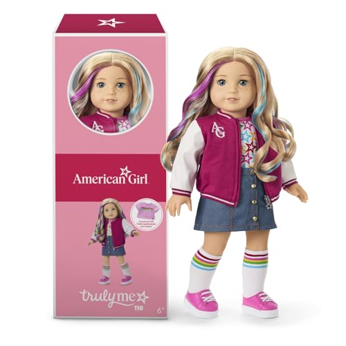 American Girl, Truly Me 45,7 cm Puppe #110 mit blauen Augen, gewelltes blondes Haar, helle Haut mit Sommersprossen, ab 6 Jahren American Girl, Truly Me 45,7 cm Puppe #110 mit blauen Augen, gewelltes blondes Haar, helle Haut mit Sommersprossen, ab 6 Jahren von American Girl