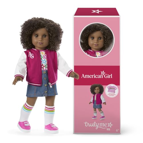 American Girl, Truly Me 45,7 cm Puppe #112 mit braunen Augen, natürliches kurzes lockiges dunkelbraunes Haar, tiefe Haut, ab 6 Jahren American Girl, Truly Me 45,7 cm Puppe #112 mit braunen Augen, natürliches kurzes lockiges dunkelbraunes Haar, tiefe Haut, ab 6 Jahren von American Girl