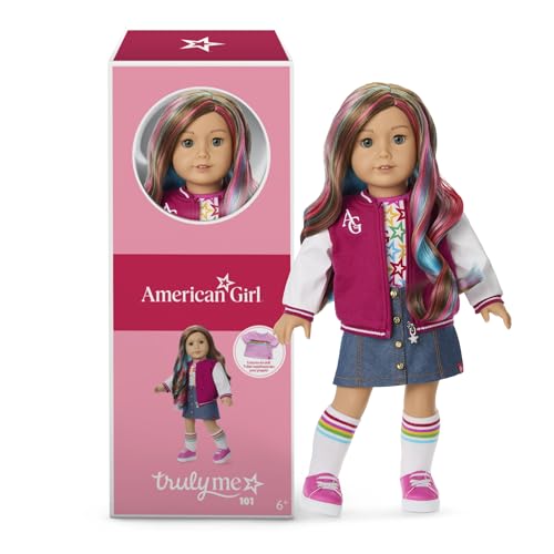 American Girl, Truly Me Puppe #101, 45,7 cm, mit grauen Augen, gewelltem Karamellhaar, helle bis mittlere Haut, ab 6 Jahren American Girl, Truly Me Puppe #101, 45,7 cm, mit grauen Augen, gewelltem Karamellhaar, helle bis mittlere Haut, ab 6 Jahren von American Girl
