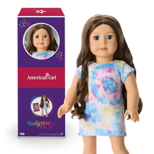 American Girl Truly Me 18-inch Doll #126 with Blue Eyes, Wavy Brown Hair, Light Skin w/Warm Olive Undertones, for Ages 6+ American Girl Truly Me 18-inch Doll #126 with Blue Eyes, Wavy Brown Hair, Light Skin w/Warm Olive Undertones, for Ages 6+ von American Girl
