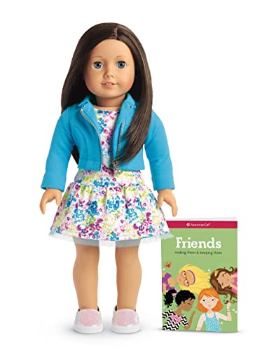 American Girl Truly Me Puppe Nr. 60, 45,7 cm, mit blauen Augen, schwarz-braunem Haar und hellem Hautton mit neutralen Untertönen von American Girl