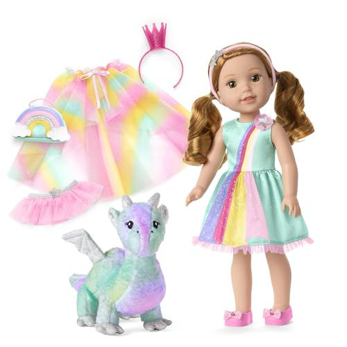 American Girl WellieWishers 36,8 cm Willa Puppen-Spielset mit Crisella The Dragon, Puppenkleid und Zubehör und Geschichtenbuch, ab 4 Jahren American Girl WellieWishers 36,8 cm Willa Puppen-Spielset mit Crisella The Dragon, Puppenkleid und Zubehör und Geschichtenbuch, ab 4 Jahren von American Girl