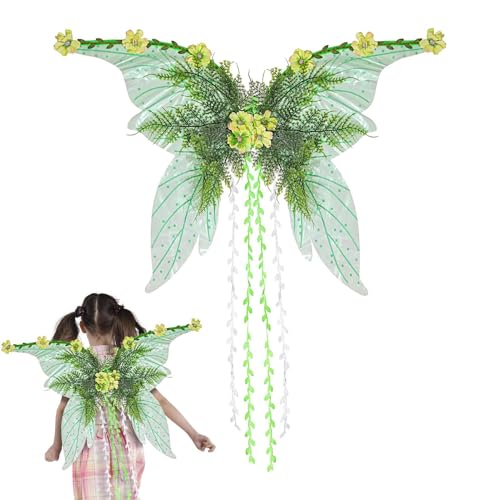 Amesor Feenflügel Für Mädchen, Verstellbares Feenkostüm, Festdekoration Für Halloween Weihnachten Partys Bühnenshows Garten Amesor Feenflügel Für Mädchen, Verstellbares Feenkostüm, Festdekoration Für Halloween Weihnachten Partys Bühnenshows Garten von Amesor