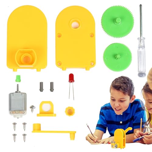 Amesor Handkurbel Generator Bauset | Pädagogisches Generator Lernprojekt - Tragbares Lernprojekt Mit Experimentieraktivitäten Für Schule, Unterricht & Zuhause Amesor Handkurbel Generator Bauset | Pädagogisches Generator Lernprojekt - Tragbares Lernprojekt Mit Experimentieraktivitäten Für Schule, Unterricht & Zuhause von Amesor