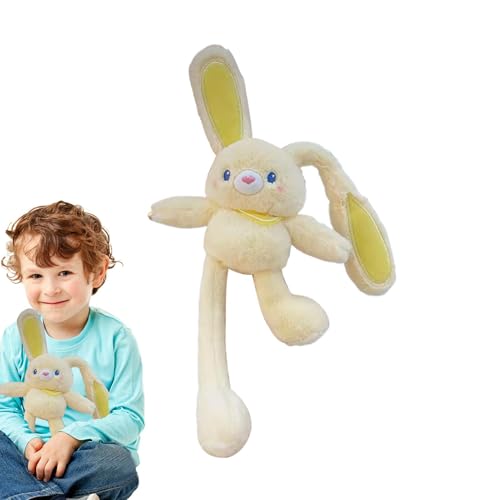 Amesor Pull Up Plush Toy Bunny, Kaninchenplüsch | 11inch Osterhasen Pull-up-Spielzeuge,Kaninchenanhänger für schaltbare Ohren und Beine, handgefertigter weicher Schlüsselbund für Taschen und Schlüssel Amesor Pull Up Plush Toy Bunny, Kaninchenplüsch | 11inch Osterhasen Pull-up-Spielzeuge,Kaninchenanhänger für schaltbare Ohren und Beine, handgefertigter weicher Schlüsselbund für Taschen und Schlüssel von Amesor