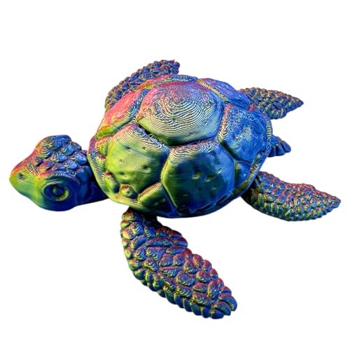 Amesor Schildkröten Fidget Spielzeug | Glieder Bewegliche Tischdekoration 3D Druck Skulptur - Wohnaccessoire Kompakte Tier Figur Für Jugendliche Erwachsene Amesor Schildkröten Fidget Spielzeug | Glieder Bewegliche Tischdekoration 3D Druck Skulptur - Wohnaccessoire Kompakte Tier Figur Für Jugendliche Erwachsene von Amesor