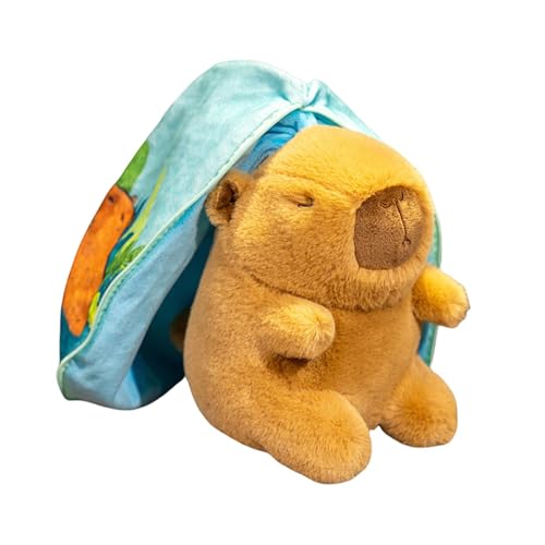 Capybara Stuffed Animal, Capybaras Kuscheltier Ostern, In Eierform Capybara Plüschspielzeug Verwandeln Mit Reißverschluss, Kuscheltier Für Geburtstagsgeschenk Heimdekoration, 18 cm Capybara Stuffed Animal, Capybaras Kuscheltier Ostern, In Eierform Capybara Plüschspielzeug Verwandeln Mit Reißverschluss, Kuscheltier Für Geburtstagsgeschenk Heimdekoration, 18 cm von Amesor