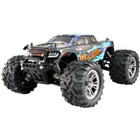 Amewi M-Land Blau Brushed 1:16 RC Einsteiger Modellauto Elektro Monstertruck Allradantrieb (4WD) RtR 2,4 GHz von Amewi Trade GmbH