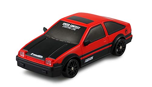 AMEWI 21083 Drift Sport Car 1:24 rot, 4WD 2,4 GHz Fernsteuerung, Rot/Schwarz von Amewi