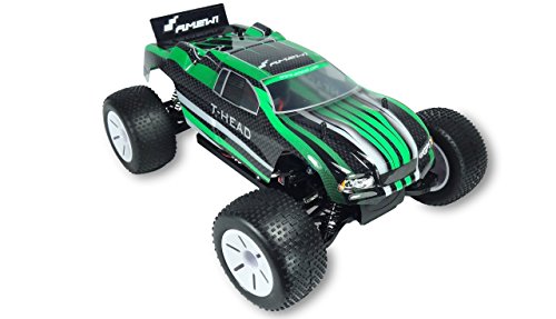 Amewi 22233 T-Head Truggy 4WD Brushed, Spielzeug, 1: 10 RTR, grün von Amewi