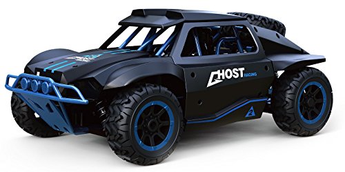 Amewi 22331 "Ghost Dune Buggy 4WD 1:18 RTR Fahrzeug, Schwarz/Blau von Amewi