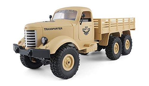 Amewi 22367 U.S. Militär Truck 6WD 1:16 RTR, Desert-gelb von Amewi