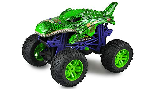 Amewi 22479 Green Crocodile Beast Big Monstertruck, 1:10, RTR, ferngesteuertes Fahrzeug, Grün von Amewi