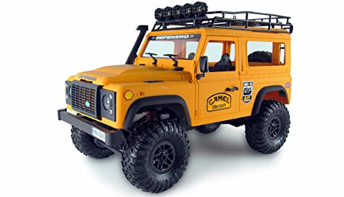 Amewi 22565 D90X12 Landrover Scale Crawler Lizenzfahrzeug 4WD 1:12 RTR, Gelb Amewi 22565 D90X12 Landrover Scale Crawler Lizenzfahrzeug 4WD 1:12 RTR, Gelb von Amewi