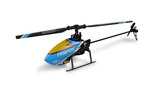 Amewi 25313 AFX4 XP Single-Rotor RC Helikopter 4-Kanal 6G RTF 2,4GHz inkl. Autostart Autolanding, Blau-kombi von Amewi
