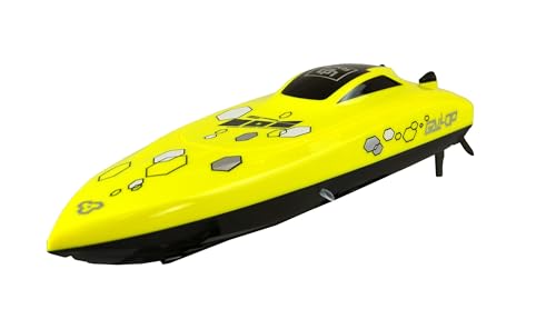 Amewi 26090 Neon Hornet Mono Speedboot 345mm 2,4GHz RTR, gelb von Amewi