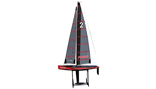 Amewi 26106 Focus III Racing Segelyacht 100cm 2,4GHz RTR, rot, inkl. Sender, Empfänger, Bootsständer Amewi 26106 Focus III Racing Segelyacht 100cm 2,4GHz RTR, rot, inkl. Sender, Empfänger, Bootsständer von Amewi