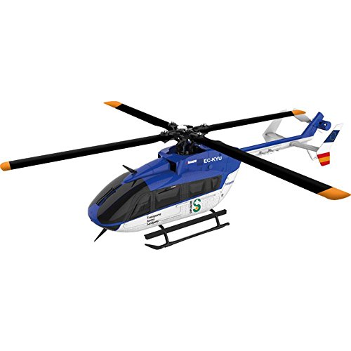 Amewi 25193 EC145 Helikopter Brushless 6 Kanal, RTF Hubschrauber, Blau/Weiß von Amewi