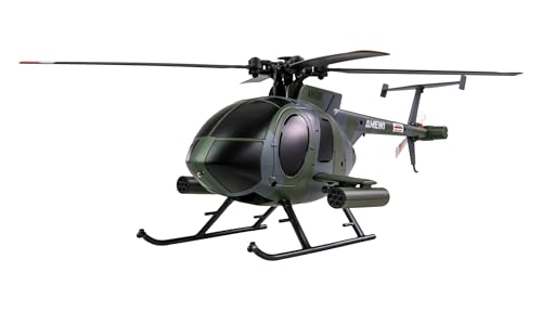 Amewi Hughes MD500 Helikopter Militär 4-Kanal 6G RTF Camouflage RC ferngesteuert von Amewi