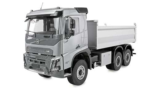Volvo FMX E015 Muldenkipper Lizenz-LKW 6x4 1:14 RTR Silber RC ferngesteuert von Amewi