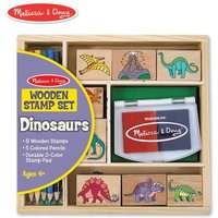 Melissa & Doug Dinosaurier Holzstempel Set von Amigo Spiel + Freizeit GmbH