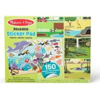 Melissa & Doug Wiederverwendbarer Stickerblock Lebensräume von Amigo Spiel und Freizeit