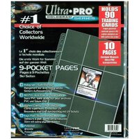 Ringbuch Klarsichthüllen 10 - 10 Stück - für 9 Karten pro Seite von Ultra PRO International