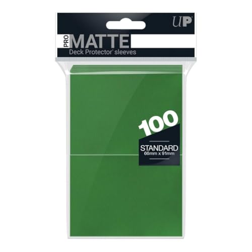Ultra Pro Ultra ProACCPRO044 Abysse Pro-Matte Spielkartenhüllen, Polycarbonat, 100 Stück, 6,6 x 9,1 cm, Grün von Ultra Pro