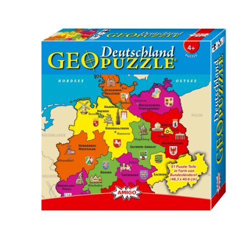 Amigo 00382 - GeoPuzzle– Deutschland von AMIGO