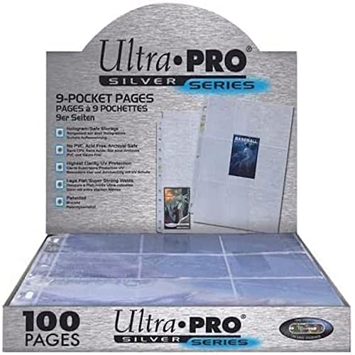 Ultra Pro 150122 - Silver Series Pages 9-Pocket, Sammelkartenzubehör von Ultra Pro