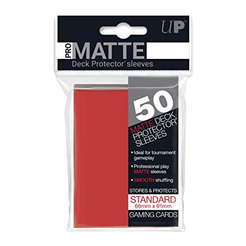 Ultra Pro 82650 - Sleeves Pro-Matte Red (50) von Ultra Pro