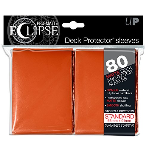 Ultra Pro pro-matte Eclipse Standard Sleeves (Hüllen) – Orange (80 sleeves, hüllen) – 85113 von Ultra Pro