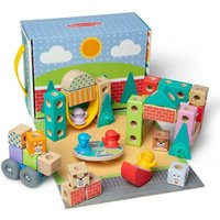 Melissa & Doug Blockables Stadt Bauset, 73 Teile von Amigo Spiel und Freizeit