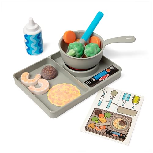 Melissa & Doug Water WOW Koch Spielset - 19-teiliges Set mit Herd, Zubehör und Spiellebensmitteln mit Farbwechseleffekt für realistisches Rollenspiel, für Kinder ab 3 Jahren Melissa & Doug Water WOW Koch Spielset - 19-teiliges Set mit Herd, Zubehör und Spiellebensmitteln mit Farbwechseleffekt für realistisches Rollenspiel, für Kinder ab 3 Jahren von Amigo Spiel und Freizeit