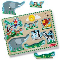 Melissa & Doug Zootiere Sound Puzzle, 8 Teile von Amigo Spiel und Freizeit