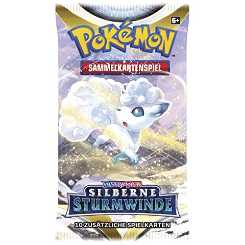 AMIGO Pokémon (Sammelkartenspiel), PKM SWSH12 Booster DE: COLLECTIBLE_CARD, 10 zufällig sortierte Karten, 1 Code-Karte für Online-Boosterpack von AMIGO