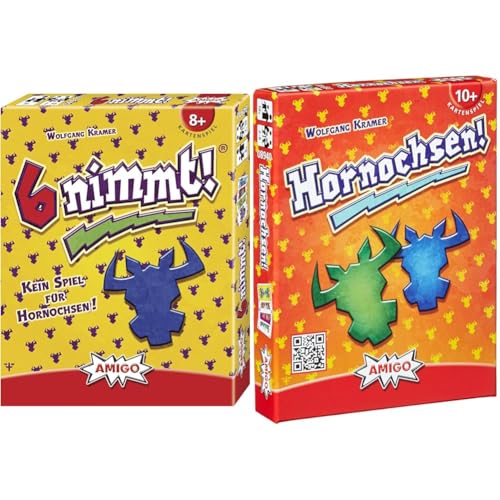 Amigo 4910-6 nimmt!, Kartenspiel Spiele 8940 - Hornochsen, 10 Jahre+ von Amigo