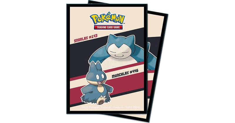 Pokémon Schutzhüllen Snorlax & Munchlax 65er bunt von Amigo
