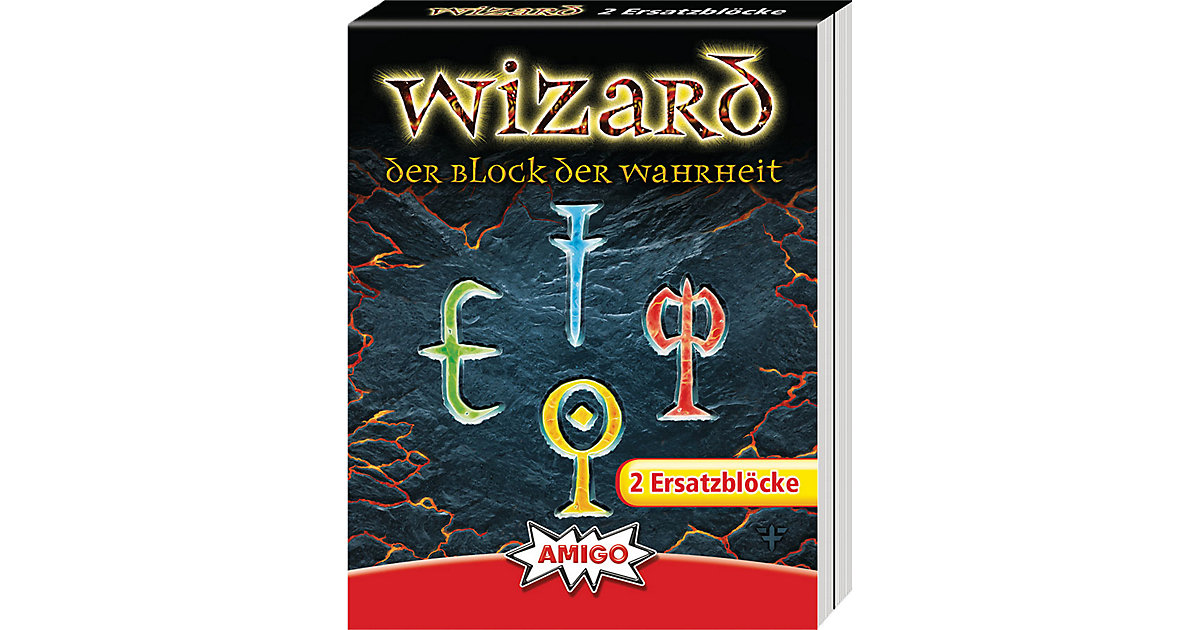 Wizard Karten Ersatzblock (2 Stück) von Amigo
