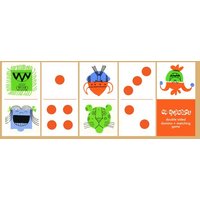 Ed Emberley Double-Sided Domino + Matching Game von Ammo Books Llc