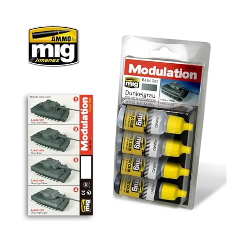 Mig - Dark Grey Modulation Set (Mig7001) von Mig Jimenez