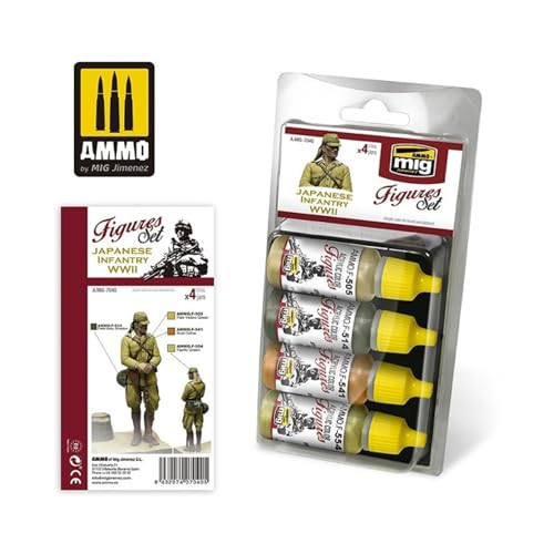 A.MIG-7040Japanese Infantry WWII Figures Set A.MIG-7040Japanese Infantry WWII Figures Set von Mig Jimenez