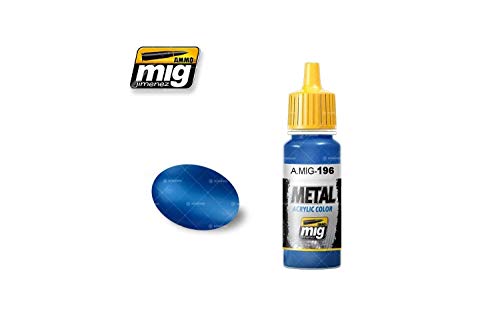 Mig Jimenez A.MIG-0196 Ammo Sprengkopf Metallic Blau Metall Acryl (17 ml), Mehrfarbig von Mig Jimenez