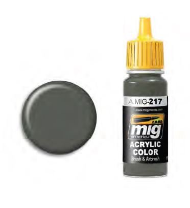 AMMO MIG-0217 Green Slate (RLM 02) Acrylfarben (17 ml), Mehrfarbig von Mig Jimenez
